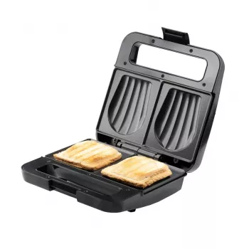 Toasteris Adler AD 3079 – viena nelipīga plāksne, 750 W, melns, vertikāla uzglabāšana