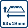 Asmens nazim Bosch Professional 63 mm 1600A01V3H