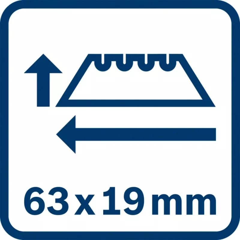 Asmens nazim Bosch Professional 63 mm 1600A01V3H