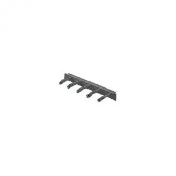 Rittal DK 5502.225 kabeļu vadības panelis, 1U, 19 collas, RAL 9005