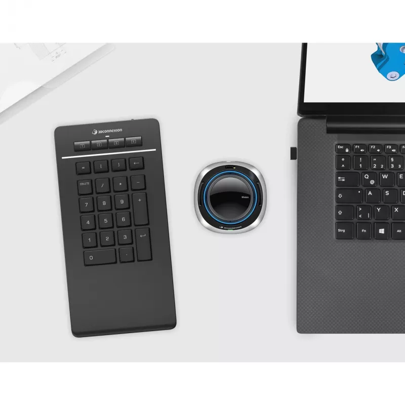 3Dconnexion Numpad Pro 3DX-700105 Bezvadu ciparu tastatūra
