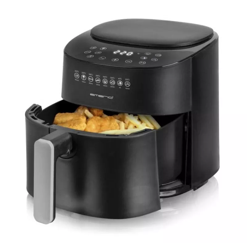 Karstā gaisa fritieris Emerio AF-129369 4.5 L 1300 W Melns