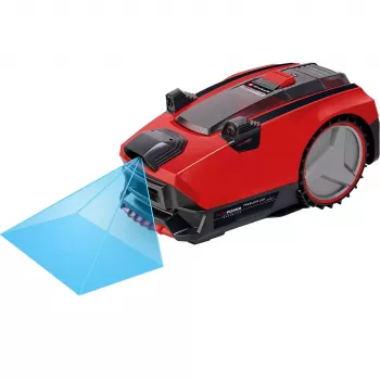 Power X-Change robotzāģētājs FREELEXO CAM PLUS 600 (sarkans/melns, Li-Ion akumulators Plus 4,0Ah, kamera + sensors)