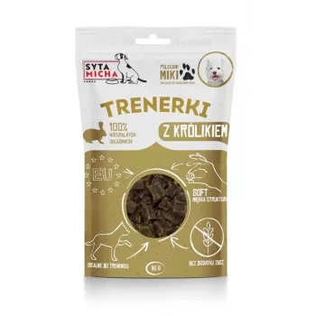 SYTA MICHA Kārumi ar trusi - suņu gardums - 80g