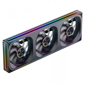 360mm ARGB PWM Radiator dzesēšanas ventilatoru komplekts Jonsbo ZA-360 (melns)