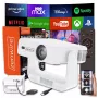 Mini projektors zenwire IMC260 — pārnēsājams projektors ar Android 14, Wi-Fi, 360° atbalstu, Full HD/4K ieeju telefoniem