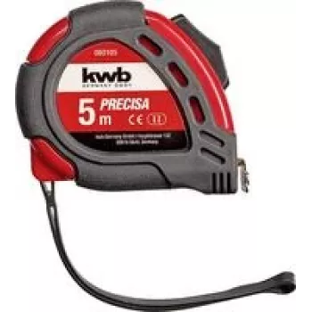 Mērlente KWB PRECISA BANDMASS 5 m — KWB 060105, 5 m, ievelkama