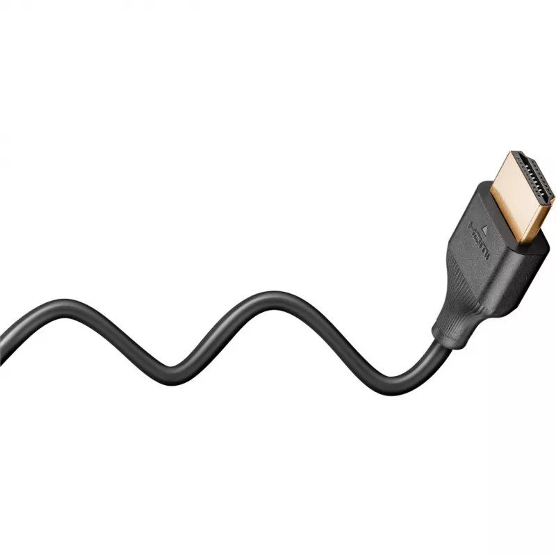 Goobay HDMI kabelis 5m Type A vīrietis-vīrietis 18 Gbit/s Melns