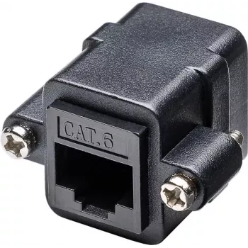 Wentronic 81365 Black Keystone RJ45