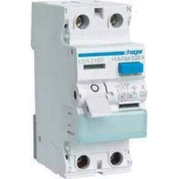 Noplūdes strāvas aizsargslēdzis 2pol. 16A/30mA 6kA CDA216D (CDA216D)