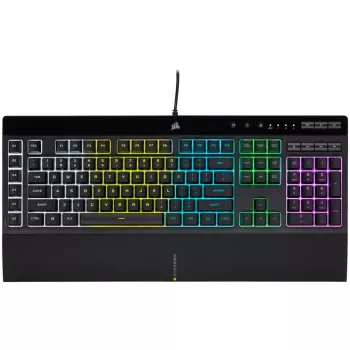 Corsair K55 RGB PRO tastatūra Gaming USB QWERTZ Vācu Melna