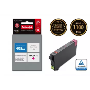 Activejet AE-405MNX tintas kasetne (Epson 405XL C13T05H34010 aizstājēja; Supreme; 18ml; magenta)