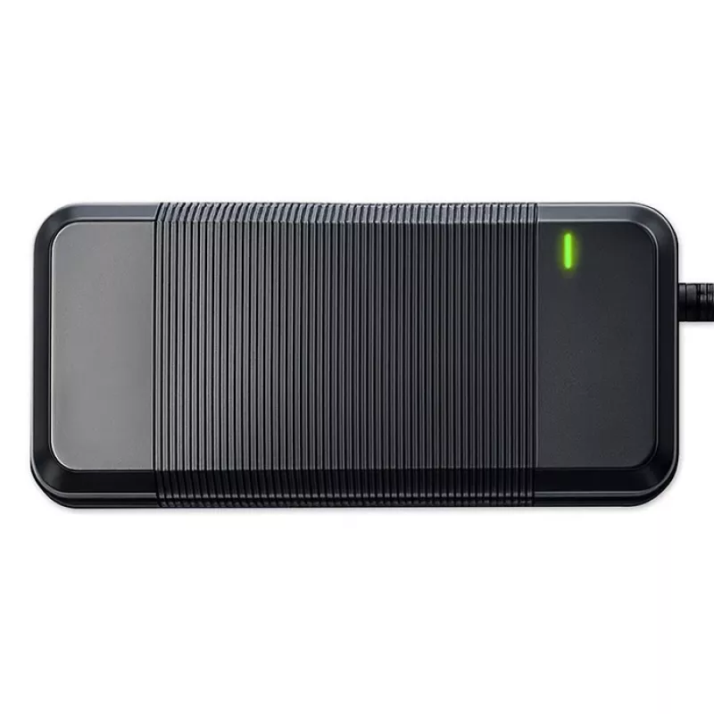 Lādētājs QOLTEC 36V–42V 4A e-velosipēdam, līdzstrāvas spraudnis 5.5×2.1 mm