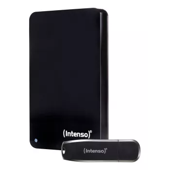 Ārējais cietais disks INTENSO 2TB 2.5 collu USB 3.2 Gen 1 (6023890), 5400 RPM, Melns