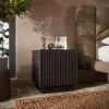 Naktsgaldiņu komplekts Cama LIVERTI 45x42x47 cm, melns, MDF/skaidu plātne, 16 mm rāmis