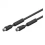 Wentronic 50743 Koaksiālais kabelis Melns