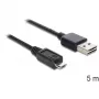 USB kabelis DeLOCK EASY-USB 2.0-A Micro-B 5m