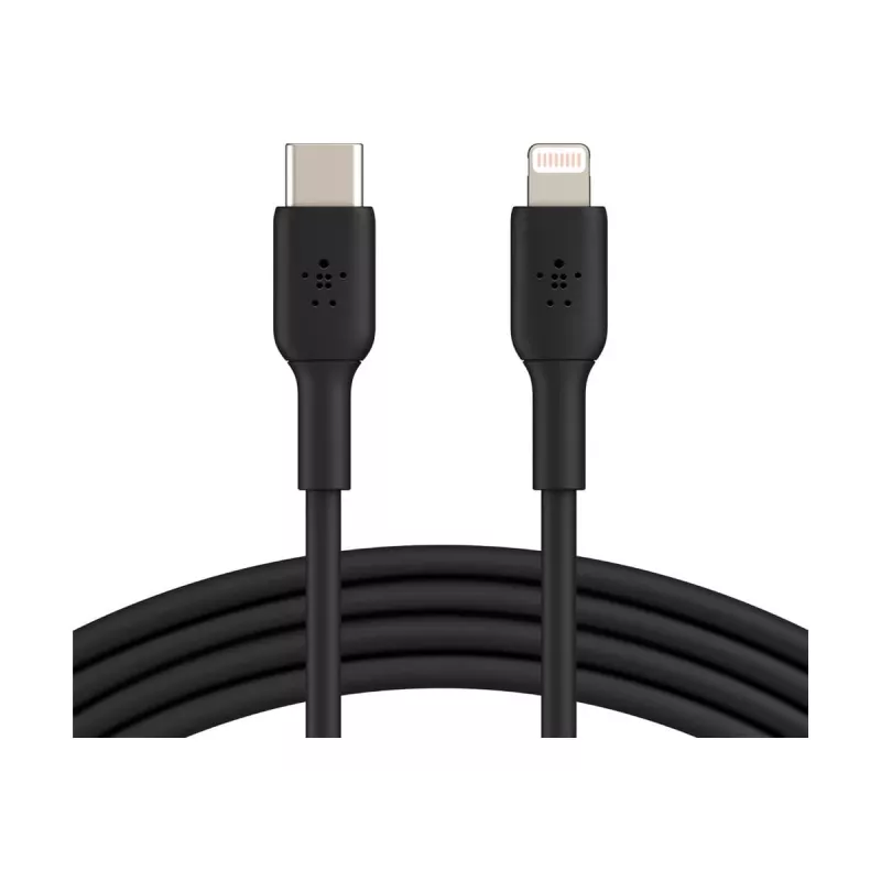 Belkin CAA003BT1MBK Lightning kabelis 1 m Melns