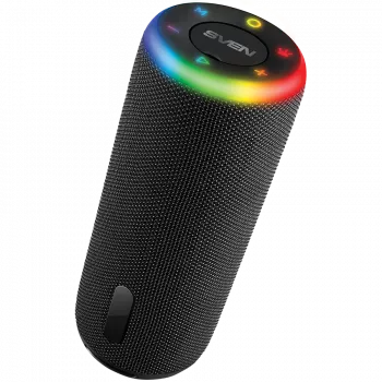 Pārnēsājams skaļrunis 2.0 SVEN PS-150, melns, jauda 10W (2x5W) RMS, TWS, Bluetooth, FM, USB, litija baterija 1800mA*h