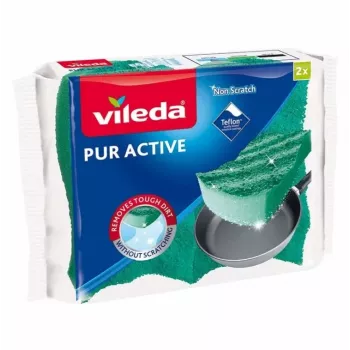 Sūklis ar skrāpi Vileda Pur Active 2 gab.