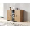 Cama sideboard 120 cm SOHO S7 lefkas oak/Melns