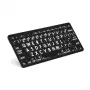 Logickeyboard LKB-LPWB-BTON-DE Bluetooth QWERTZ tastatūra, melna