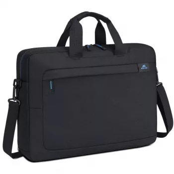 Portfelis Rivacase 8036 40.6 cm 16 colli Melns Rokturis Regulējams plecu siksna