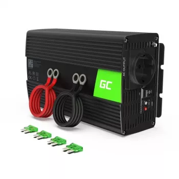 Green Cell INV18 tīkla invertors 24V/230V 1000W tīrs sinusvilnis