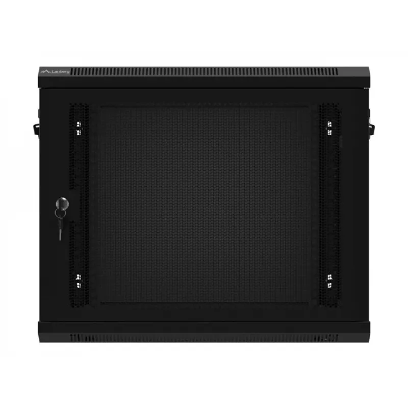 Sienas stiprinājuma statīvs LANBERG WF01-6409-23B 9U, 60 kg, IP20, 600×450×512 mm, melns