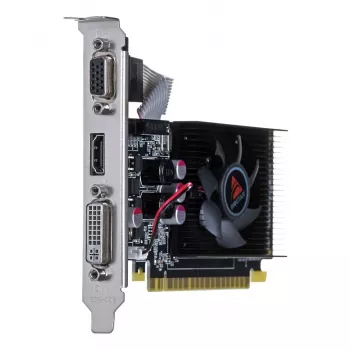 Videokarte BIOSTAR GeForce GT 610 — 2 GB GDDR3, 64 bitu, PCIe x16, 700 MHz