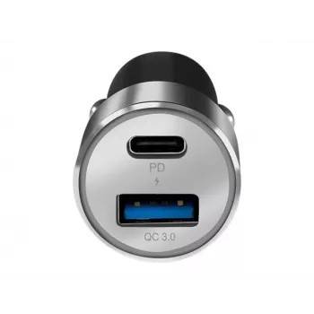 LogiLink Auto-Power Supply - 36 W - 3 A - PD 3.0, QC 3.0 - 2 izejas porti (USB, 24 kontaktu USB-C)