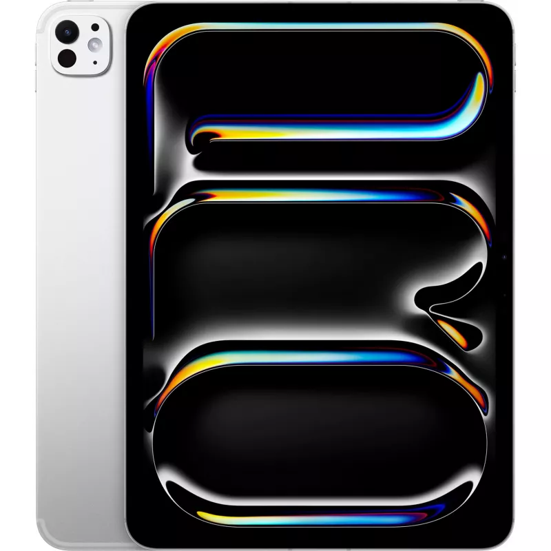 Apple iPad 11 collu Pro Wi‑Fi + Cellular 512GB ar standarta stiklu – Sudrabs