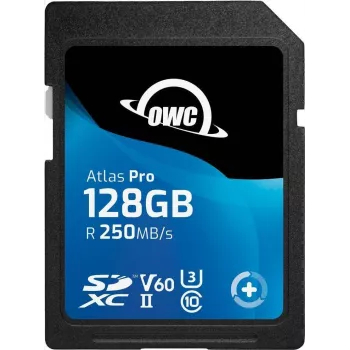 OWC Atlas Pro 128GB SDXC UHS-II V60 atmiņas karte - paplašinātās ietilpības SD (SDXC)
