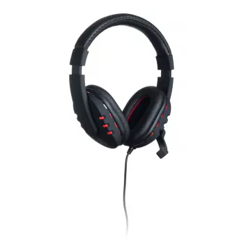 Connect IT GH1000 Galvas austiņas Vadu galvas saite Gaming Melna