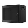 Sienas stiprinājuma statīvs LANBERG WF01-6409-23B 9U, 60 kg, IP20, 600×450×512 mm, melns