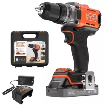 Bezvadu urbjskrūvgriezis Black & Decker BCD382D1XK 18V 2Ah akumulators