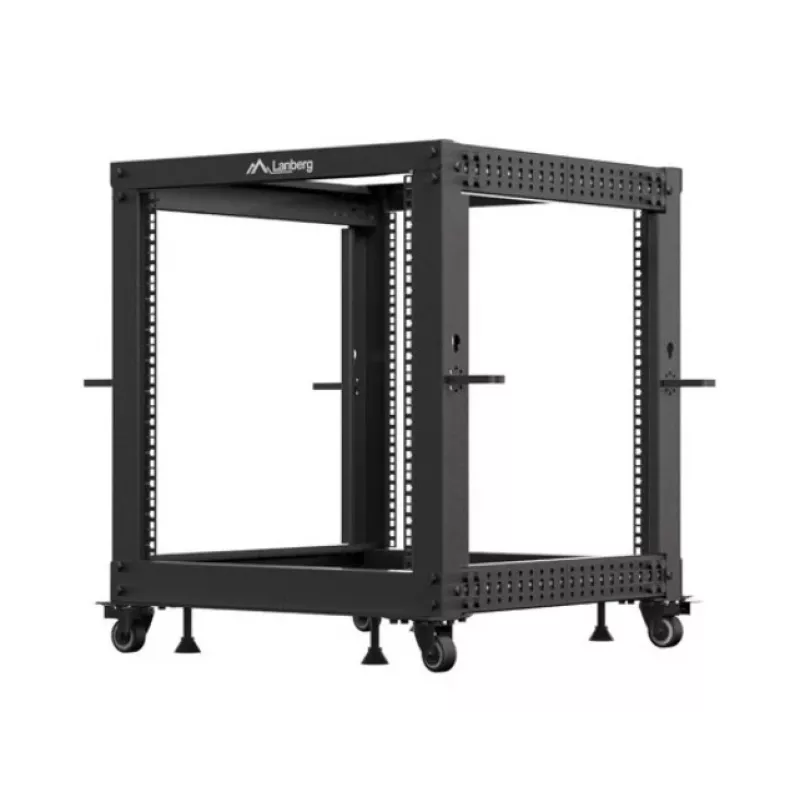 Atvērtais statīvs LANBERG Open Rack OR01-6112-B 12U 600x600 melns