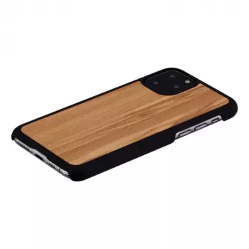 Viedtālruņa maciņš man and wood iPhone 11 Pro — kapučīno melns apdare