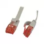 Patch kabelis RJ45 CAT6 250MHz 3m pelēks UTP plakans PVC Synergy 21