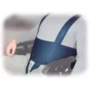 Ratiņkrēsla stabilizācijas josta Aston Secubac IV 681022 — tekstils, regulējams Velcro, 150 cm garums, 20 cm platums, zila