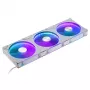 Phanteks D30-140 140 mm balts PWM korpusa ventilators 3 komplektā — 140x30 mm, 250–1800 RPM, FDB