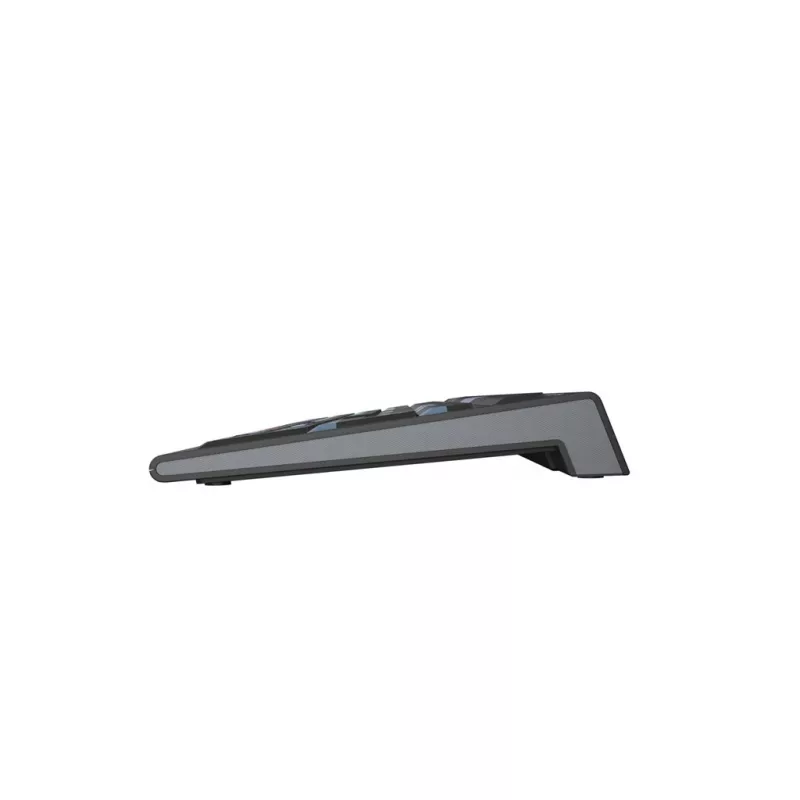 Logickeyboard ASTRA 2 USB AZERTY Angļu Melna tastatūra
