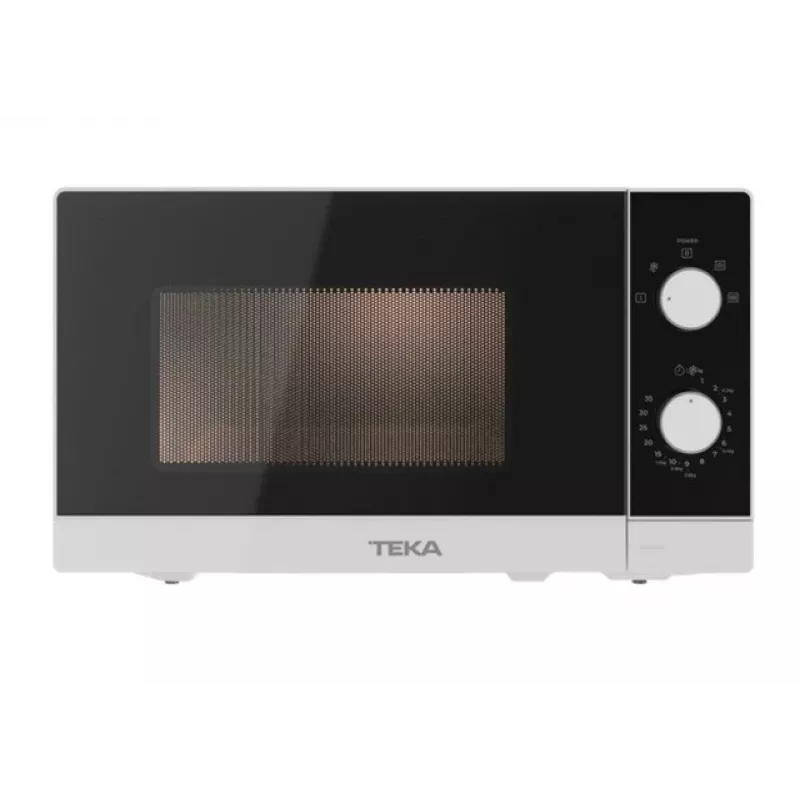 Solo mikroviļņu krāsns TEKA MW FS20 WH — 20 L, 700 W, rotācijas vadība, mehāniskais taimeris, 25,5 cm grozāmais šķīvis