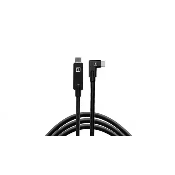 Tether Tools TetherPro USB-C uz USB-C taisnleņķa melns