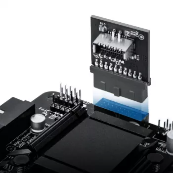 USB 3.0 adapteris GrauGear GG 18024 90° paneļa ligzda (taisnā leņķī) A tips