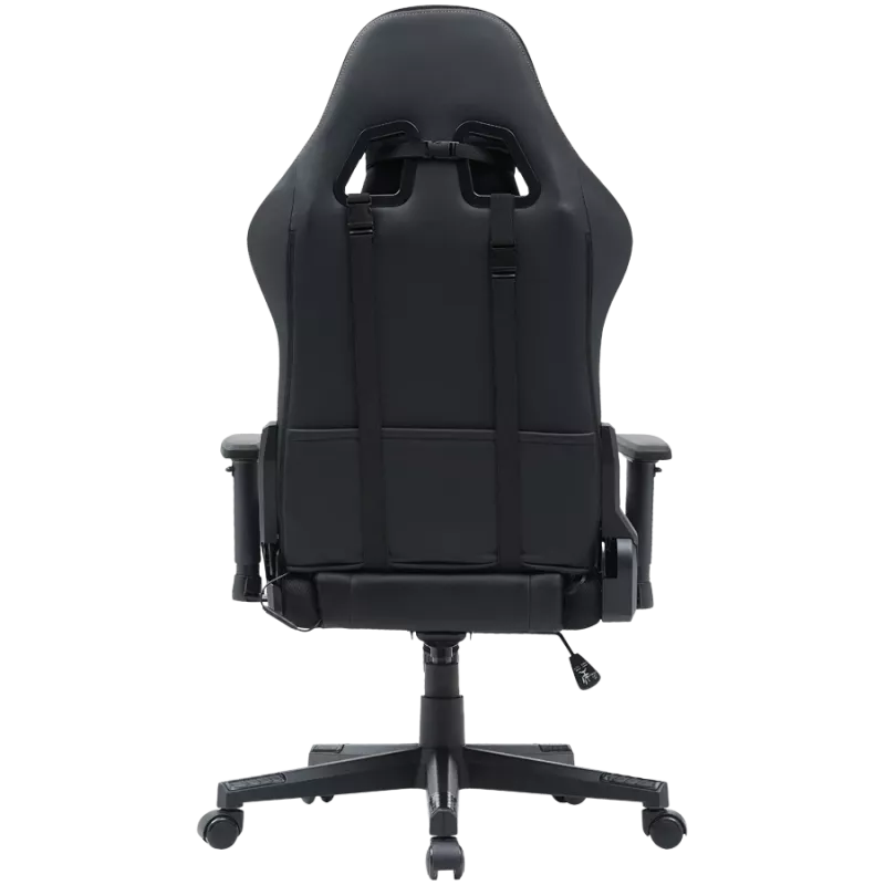 Spēļu krēsls CANYON Irida RGBCH03 melns ergonomisks, regulējami roku balsti, atpakaļ nolaižama atzveltne