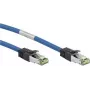 Goobay CAT 8.1 Patch kabelis, S/FTP (PiMF), Zils, 1 m - LSZH Halogēns-Brīvs, Vara AWG 24 (45659)