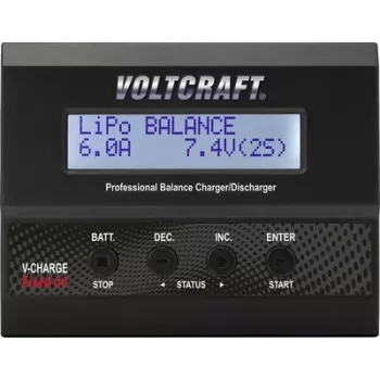 Bateriju lādētājs Voltcraft V-Charge 60 12V 6A — daudzfunkciju lādētājs 12 V svina-skābes akumulatoriem