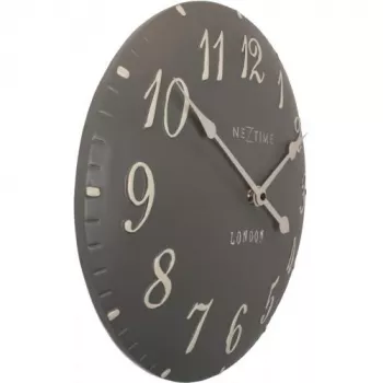 NeXtime klok 3084gs London Arabic, Ø34.5cm, sienas, pelēks/balts