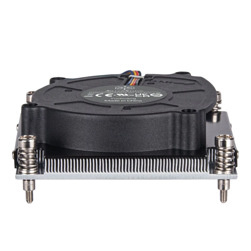 Procesora gaisa dzesētājs SILVERSTONE SST-XE01-1700A — 8 cm ventilators, 1000–5500 RPM, dubultā lodīšu gultnis, melns